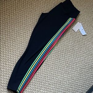 Spiritual Gangster Ada Striped Leggings . Medium/New with Tags